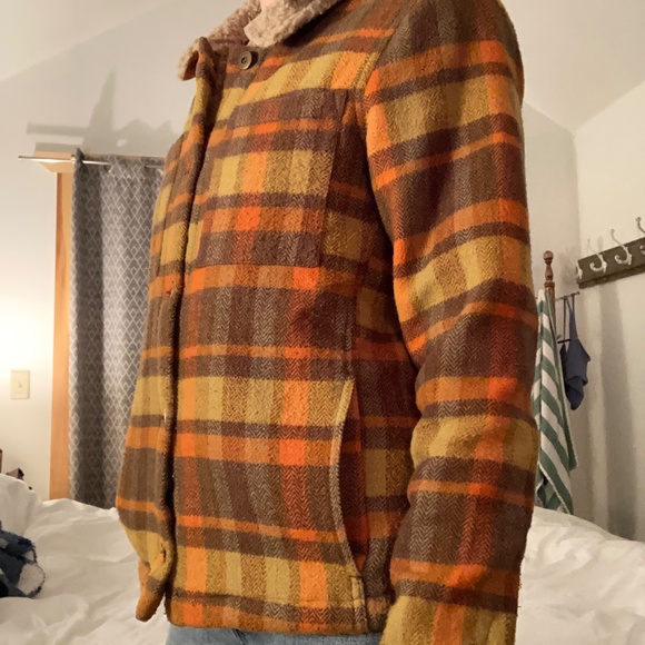 Toad & Co plaid and Sherpa trucker jacket - Picture 5 of 6